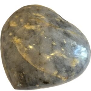 Polished blue calcite heart stone 1 2 sians emporium Polished natural blue calcite heart with soothing denim tones and creamy veining Ideal for meditation palm stone touchwork or elegant crystal displays